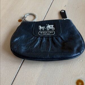 Coach Black Key & Card Holder